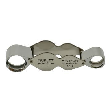 Triplet 10x (18mm) et 20x (12mm)