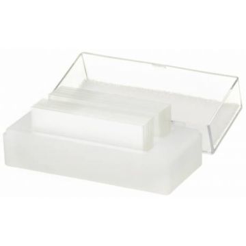 Lamelles 24x50 mm BRESSER en Verre Borosilicate - 100 pces