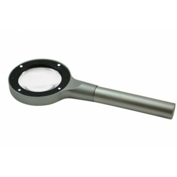 Loupe à main, 5x, 4 ou 8 LED (réglable)
